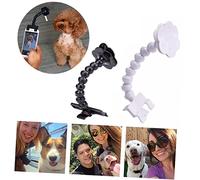 FONDOTIN Selfie Stick Phone Clip Dog and Cat Accessory Treats Holder for Dogs Flexible Neck Fit