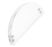 FONDOTIN Semicircular Acrylic Physics Lens 15cm Magnetic Optical Prism for Science Education Physics Lab Demonstrations and Optical Experiments