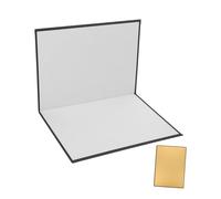 FONDOTIN Shadow Control Reflector Reflective Fill Card Folding Reflector Paper Board Product Shot Lighting Board Foldable Light Diffuser Portable Light Bounce