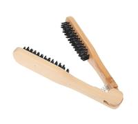 FONDOTIN Shaped Wooden Hair Straightener Comb Styling Tool for Hair Straightening for Daily Use