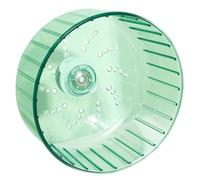FONDOTIN Silent Hamster Wheel for Small Pets Decorative Chinchilla Wheel Retro Green Diameter Exercise Accessory for Hamsters Mice Hedgehogs Quiet Design for Peaceful Nights