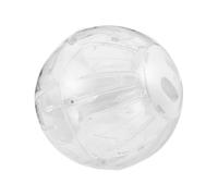 FONDOTIN Silent Transparent Hamster Running Wheel Crystal Clear Plastic Exercise Ball for Small Pets Gerbils Squirrels Fitness Encouraging Activity and Easy Cleaning