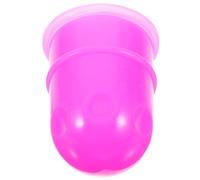 FONDOTIN Silicone Cupping Cups Set for Massage Therapy, Purple Hard Silicone Body Cupping Tool Strong Suction, Portable Fireless Vacuum Massager for Pediatric Tui Na and Gua Sha