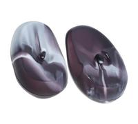 FONDOTIN Silicone Hair Dye Ear Covers Reusable Perm Earmuffs for Hair Coloring Soft Flexible Protector for Salon and Barber Use Comfortable Fit for Various Ear in Black Purple White