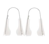 FONDOTIN Silicone Nose Corrector Clip 2pcs Nose Shaper Slimming Tool Beauty Device Suitable for Men and Women Daily Use