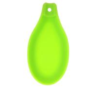 FONDOTIN Silicone Spoon Rest with Soy Sauce Dish Nonstick Spatula Holder Utensil Organizer for Kitchen Counter Easy Clean Heat Resistant Cooking Spoon Pad