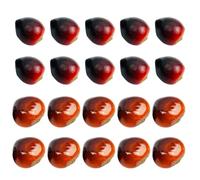 FONDOTIN Simulation Chestnuts 20Pcs Mixed Foam Nut Ornaments for Home and Christmas Photo Booth Props Assorted style