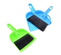 FONDOTIN Small Broom Set Mini Dustpan Brush for Cage Cleaning Pet Supplies Kit for Guinea Pigs Cats Hedgehogs Random Color