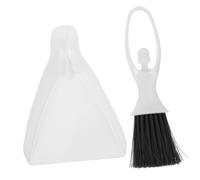 FONDOTIN Small Dustpan and Mini Broom for Hamster Rabbit Cage Cleaning Multifunctional Plastic Brush for Desktop Keyboard and Pet Cage Debris Removal