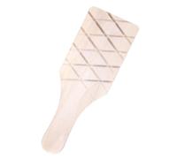 FONDOTIN Smooth Wooden Clay Paddle Tool for Pottery Making Durable Wooden Sculpture Board for DIY Ceramic Art Easy Clean Clay Hammer for Beginners and Adults Crafting