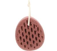 FONDOTIN Soft Bath Exfoliating Sponge Shower Body Scrubber Back Scrubber Skin Cleaning Tool Cute Water Drop Shape 1Pcs Brown for Daily Shower and Spa Care