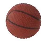 FONDOTIN Soft Squeaky Basketball Dog Toy Interactive Chew Ball for Pet Training Bouncy Indoor Dog Promotes Physical Fitness and Cognitive Development