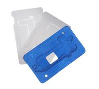 FONDOTIN Soldering Steel Mesh for Reballing Tin Planting Repair Mesh Reballing Stencil Platform Motherboard Repair Tools Tool for Motherboard Soldering Platform Sky-Blue