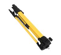 FONDOTIN Spirit Level Tripod Stand with Level Vial for Surveying and Construction 1.2m Height Adjustable Gauge Holder Support in Yellow Compatible
