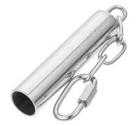 FONDOTIN Stainless Steel Bird Bell for Parakeets and Conures Chew-resistant Pendant for Parrot Cages Interactive Diversion for Medium to Large Birds Safe and Wear-resistant Pet Accessory