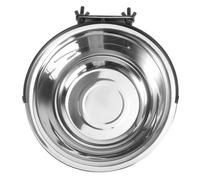 FONDOTIN Stainless Steel Dog Feeding Bowl Hanging Cat Food Basin Overturn Pet Accessory