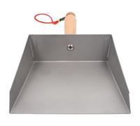 FONDOTIN Stainless Steel Mini Dustpan for Kitchen and Home, Small Tabletop Cleaning Dust Pan, Silver Compact Garbage Collector for Desktop and Countertop Use
