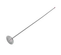 FONDOTIN Stainless Steel Soil Temperature Detector Tool with Extended Probe Precise Compost for Indoor Outdoor Gardening and Greenhouse Use Scale Easy Reading