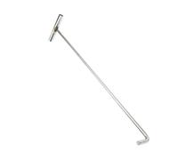 FONDOTIN Stainless Steel T-Shaped Manhole Cover Hook Sewer and Shutter Door Lifter Tool for Utility and Industrial Use