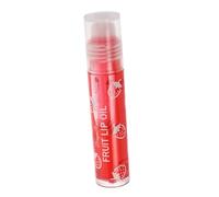 FONDOTIN Strawberry Fruity Roll-on Lip Gloss Hydrating Colorless Lip Oil Moisturizing Balm for Women Girls Overnight Care