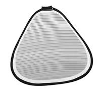FONDOTIN Striped Flexible Foldable Pdr Lined Light Reflector Board for Car Dent Repair Portable Triangular Handheld Panel for Vehicle Door Scratch and Hail Damage