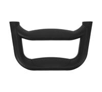FONDOTIN Sturdy Black Plastic Cart Push Handle Replacement for Wagon Trolley, Ergonomic Small Handle Grip for Camping and Grocery Shopping Trolley Accessories