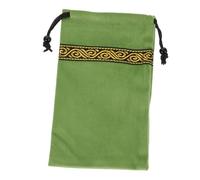 FONDOTIN Tarot Cards Bag Portable Storage Pouch for Tarot Cards Jewelry Game Parts Lightweight Organizer for Easy Carrying and Everyday Use Embroidered Design