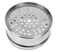 FONDOTIN Thickened Stainless Steel Small Steamer Tray for Household Cooking Multi-functional Steamer Plate for Steamed Buns Vegetables Fish and Lightweight Cookware Container