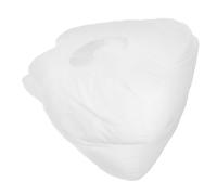 FONDOTIN Three-dimensional Head Cover Party Adult Halloween Fang Realistic Scary Tooth Costume Fake Decoration Clown Teeth Crazy Silly Hat Cap Glitter Spooky Fancy Cloth White