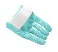 FONDOTIN Toes Separation Pad Soft Towel Cloth Foot Protective Cushion for Prevention High-Comfort Foot Tool for Elderly Diabetics Stroke Patients Green