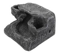 FONDOTIN Tortoise Tank Ornaments Resin Basking Platform Lifelike Decor Reptile Climbing Stand