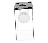 FONDOTIN Transparent Acrylic Reptile Living Tank with Weather Resistant Surface Comfortable Breeding Box for Spiders Lizards Small Turtles Frogs and Corn Snakes Suitable for Home Pets and