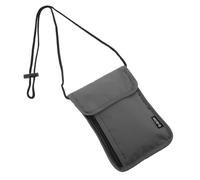 FONDOTIN Travel Neck Wallet Pouch Water-Resistant Organizer for Passport Id and Cash Compact Carrying Case for Men and Women International Travel and Business Trips