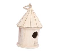 FONDOTIN Unique Wooden Birds Nest Tower Design Nest Bed for Canary Parrot Lark Pet Birds