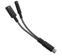 FONDOTIN USB C Headphone Adapter USB C to Audio Adapter for Laptop Dual Use for Headphones Microphones Compact Durable Design Compatible with Tablets Phones