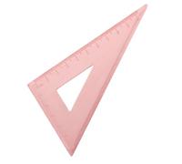 FONDOTIN Vintage Handmade Pure Copper Drafting Triangle Ruler with Account Scale for Students Lightweight Portable Geometric Measuring Tool for Drawing Woodworking and Engineering