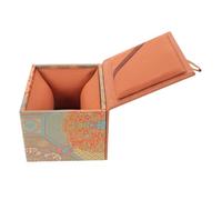 FONDOTIN Vintage Keepsake Box Small Floral Jewelry Organizer with Construction Multipurpose Teacup Packaging Trinket Holder for Christmas Year Valentine's Day