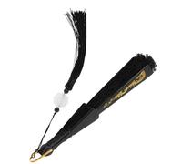 FONDOTIN Vintage Lace Folding Hand Fan Black Handheld Fan for Women Summer Cooling Dance Photography Prop Party Wedding Accessory