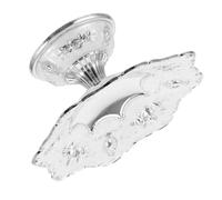 FONDOTIN Vintage Silver Decorative Fruit Plate Large Opening Candy Dish for Weddings Parties and Hotel Displays Elegant European Style Snack Tray for Kitchen Countertop and Living Use