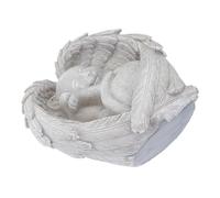 FONDOTIN Vivid Arts Cat Ornament Cat Memorial Stone Pet Tribute Statue Garden Indoor Memorial Stone Resin Adornment