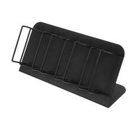 FONDOTIN Wall-mounted Hair Clipper Rack Organizer for Electric Clippers and Hair Dryers Space-saving Stainless Steel Holder for Barber Tools Suitable for Hairdryers and Trimmers Black