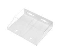 FONDOTIN Wall Storage Box Phone Holder Wall-mounted Mobile Phone Charging Stand Magazine Mounted Remote Holder Acrylic