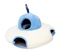 FONDOTIN Warm Flying Saucer Nest for Hamster Cage Pet Bed House Comfortable Mat Pet Warm House Nest for Small Animals