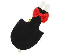 FONDOTIN Washable Parrot Diaper Flight Suit with Bow Lightweight Breathable Pet Bird Clothes for African Grey Cockatiel Conure Reusable Skin-friendly Bird Diaper for Furniture Protection