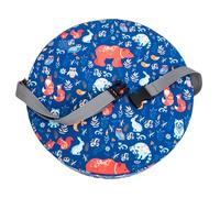 FONDOTIN Waterproof Lightweight Booster Seat Cushion for Dining Table, Detachable and Washable Sponge and Polyester Fiber Padding, Comfortable Round Chair Cushion for Children and Toddlers