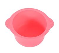 FONDOTIN Wax Warmer Silicone Replacement Bowl 400ml High Temperature Resistant Non-stick Liner for Hair Removal Waxing Beauty Salon Use Pink Silicone Pot