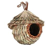 FONDOTIN Wear-resistant Hanging Bird Nest for Parrots Natural Bird House for Outdoor Use for Garden and Balcony Decor Strong and Breathable Design