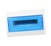 FONDOTIN Weatherproof Outdoor Circuit Breaker Box Plastic Distribution Enclosure with Din Rail for Residential and Commercial Electrical Safety and Easy Maintenance