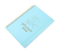 FONDOTIN Weekly Daily School Planner Notebook Travel-friendly Compact Agenda with Spiral Binding Paper Iron Ring Design for Office Work Personal Use Goal Setting and Scheduling