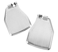 FONDOTIN Wheelchair Footrest Aluminum Alloy Replacement Pedal with Thickened Design Lightweight Elevating Leg Support for Adults with Lower Limb Mobility Disorders